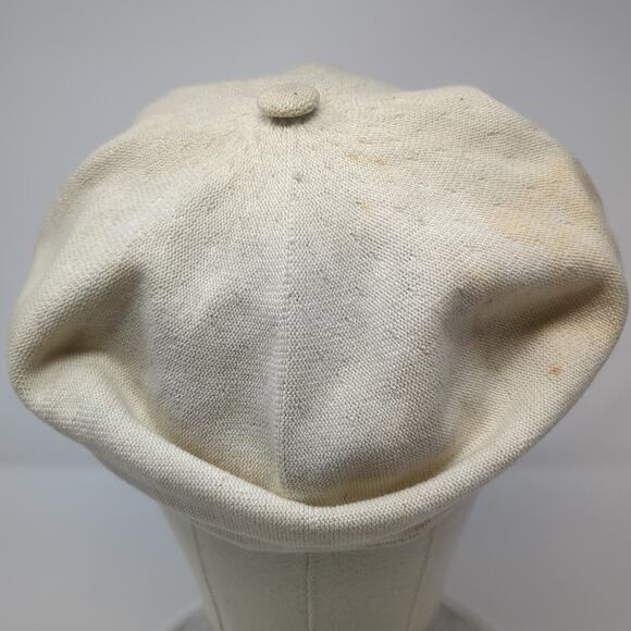 Kangol Fitted Cadet Army Cap Beige One Size Outdoor Vintage Made Great Britain - Picture 6 of 10